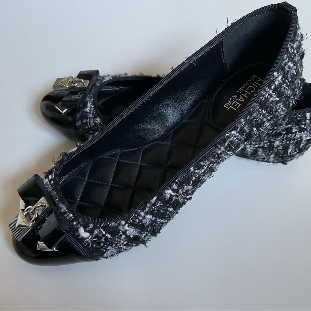Michael Kors Tweed Ballet Flats